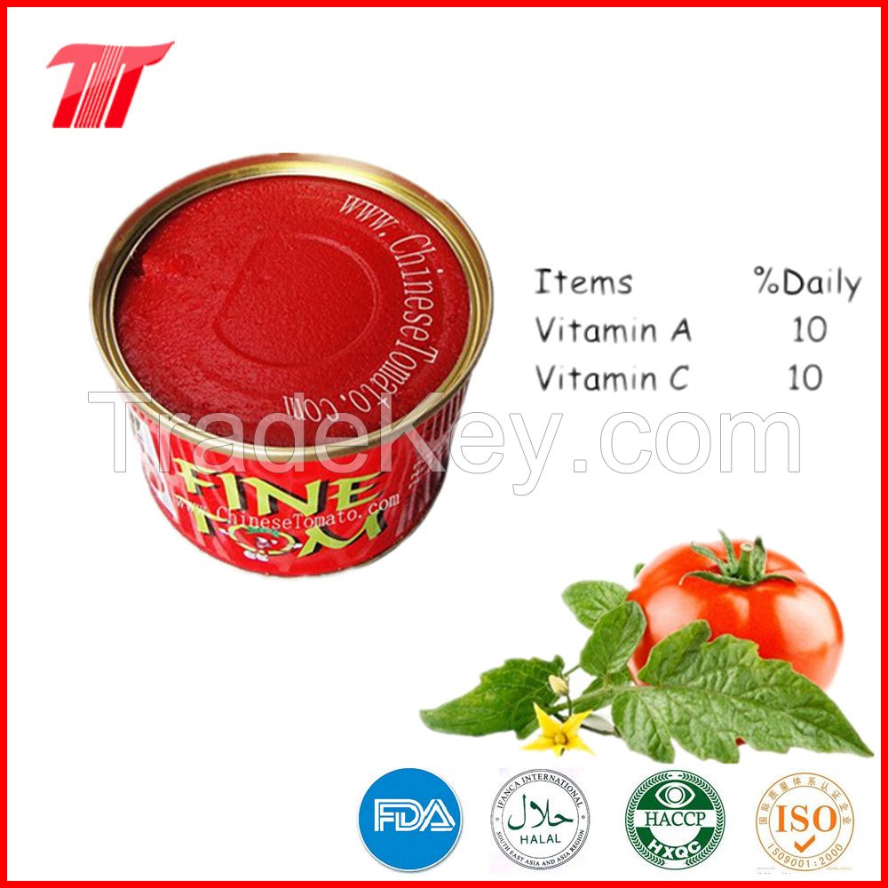 400g canned tomato paste with high quality