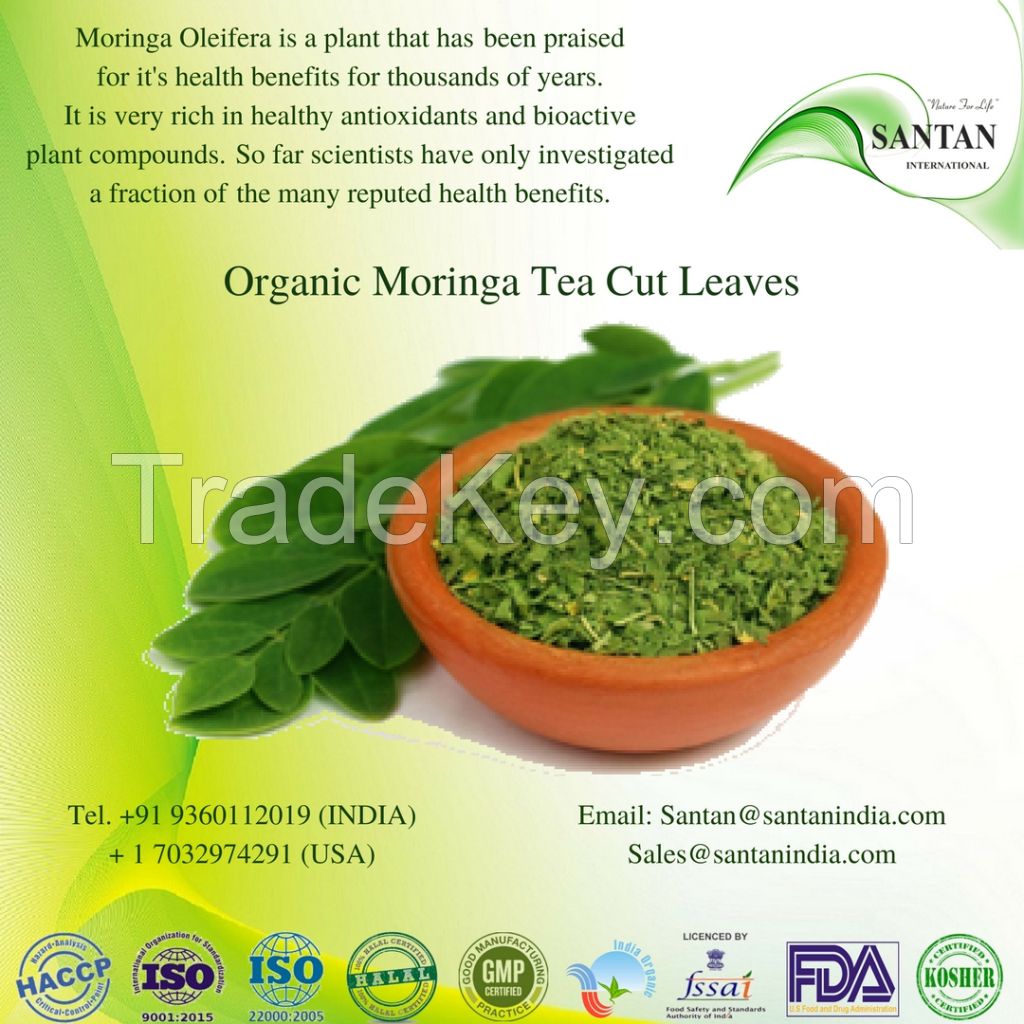 Organic Moringa Tea Cut Leaf