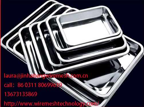 Stainless Steel Square Tray