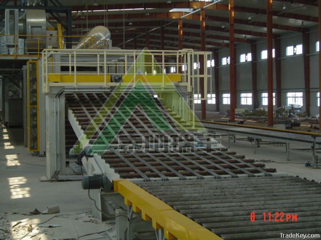 Gypsum board production line