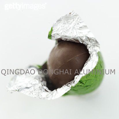 Aluminium foil for chocolate packaging