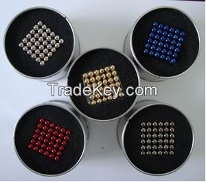 Cubic magnetic balls puzzle games 5mm-10mm magnets