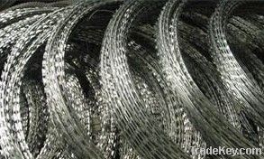 Galvanized razor barbed wire factory price