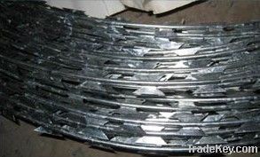 Galvanized razor barbed wire factory price