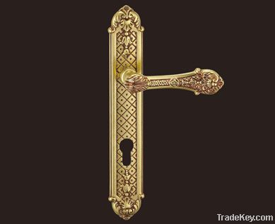Noble Brass Door Handle Locks with European Design