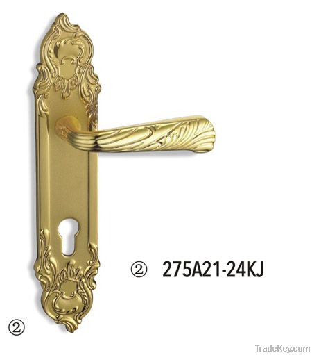 Luxury Brass Door Handle Locks with Noble style