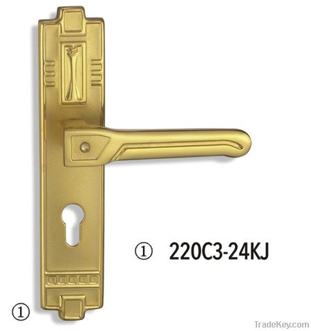 Classic Brass Door Handle Locks with Luxury style