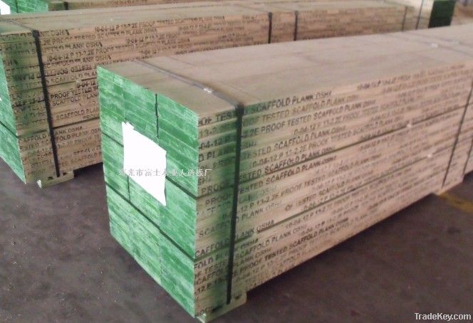 Pine scaffolding board