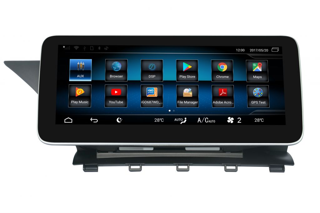 MT8783 android 9.0  car gps dvd player for BENZ GLK X204  including canbus wifi 4G bluetooth radio