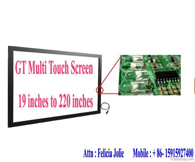 42 inch Infrared Multi Touch Panel-2 Points with Tempered Glass