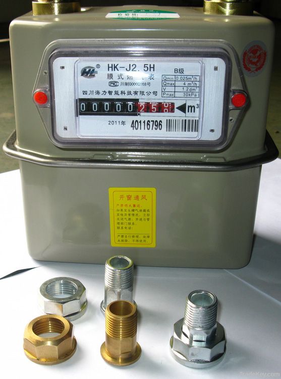 G1.6/G2.5/G4 diaphragm domestic gas meter