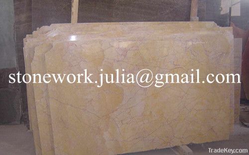 China Yellow Marbles Slabs Marmol