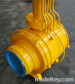 Fully welded ball valve