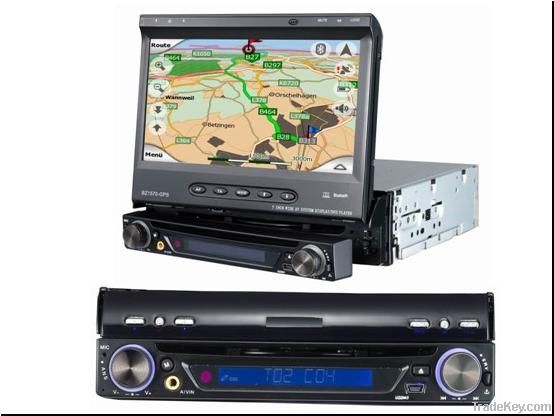1Din 7inch Touch screen Car DVD Player (GPS, Radio, TV, bluetooth, USB )