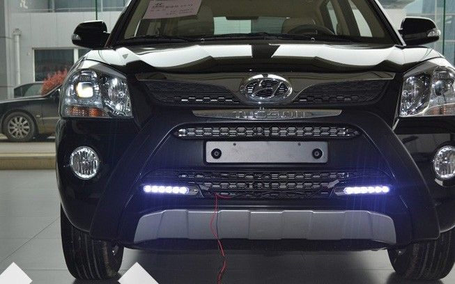 front bumper guard with LED for hyundai tucson