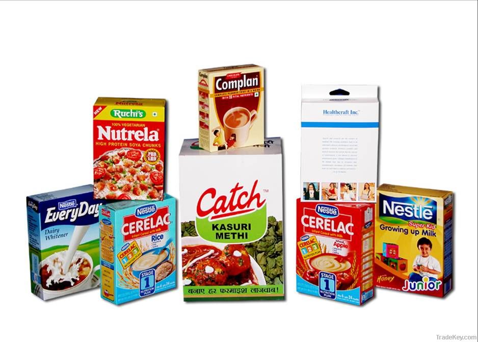 Printed Mono, Lined, E-Fluted, Corrugated Packaging Cartons / Boxes