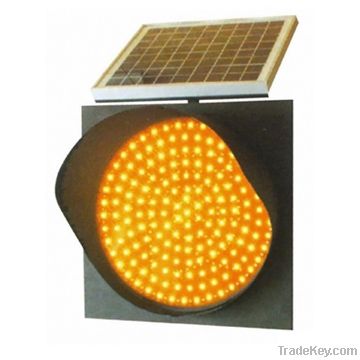 Solar traffic warning Light