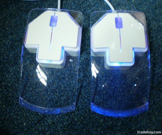 X07 Wired Crystal mouse