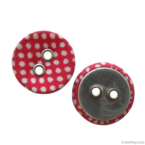 Fashion Fabric Covered Button With Eyelet, High quality