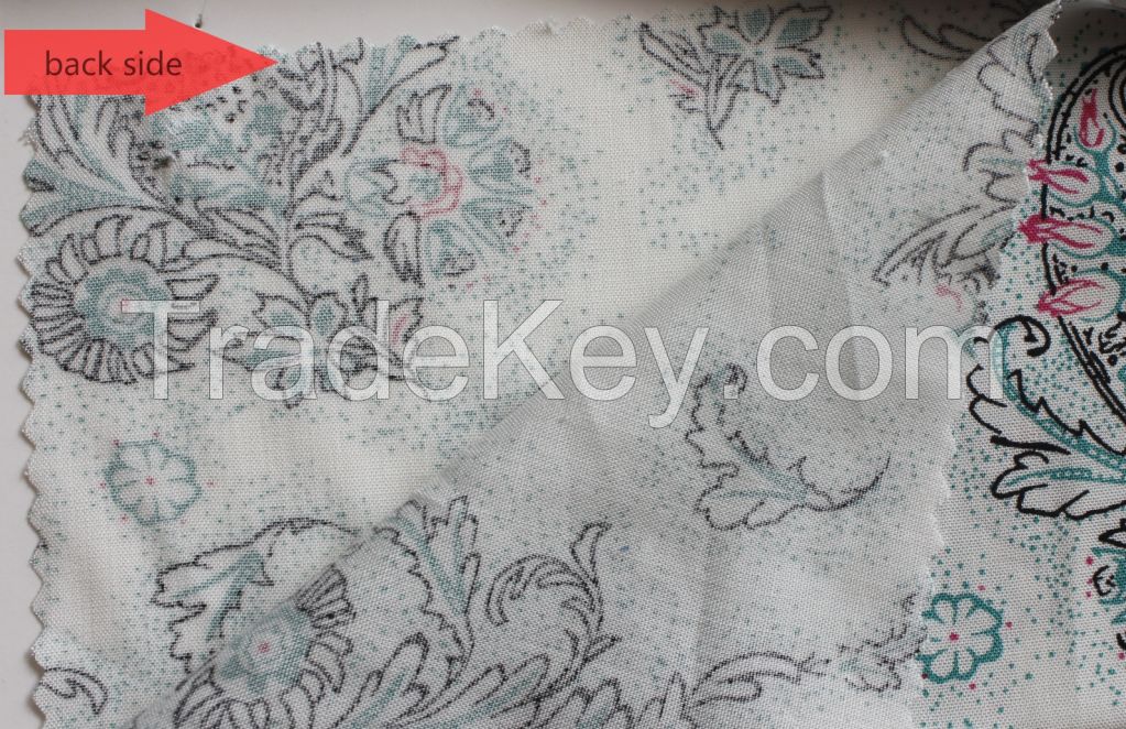 Viscose fiber fabric Summer floral printed 2015 new Viscose fabric for skirt or dress 55" wide