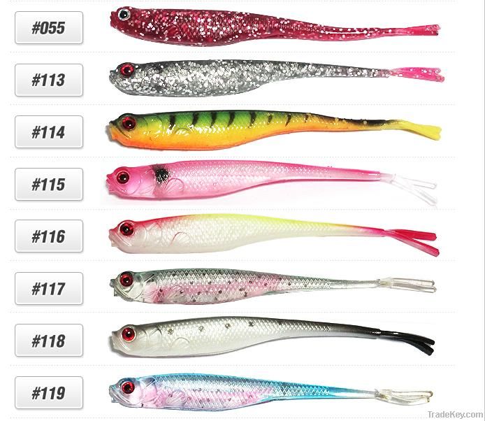 soft baits, fishing lure, soft plastic lure, 5