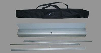 roll up screen (standard) with plastic in feet