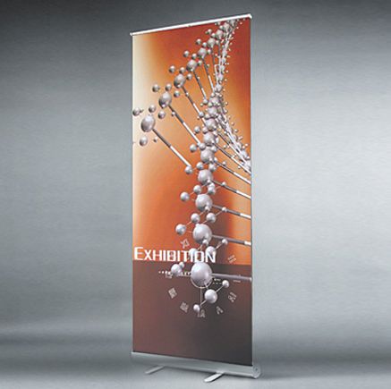 roll up banner stand model 2
