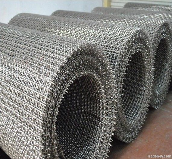 Crimped wire mesh