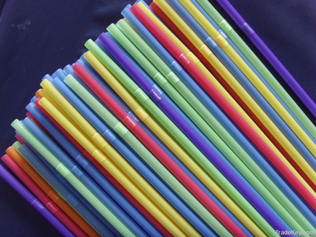 bendy plastic drinking straw