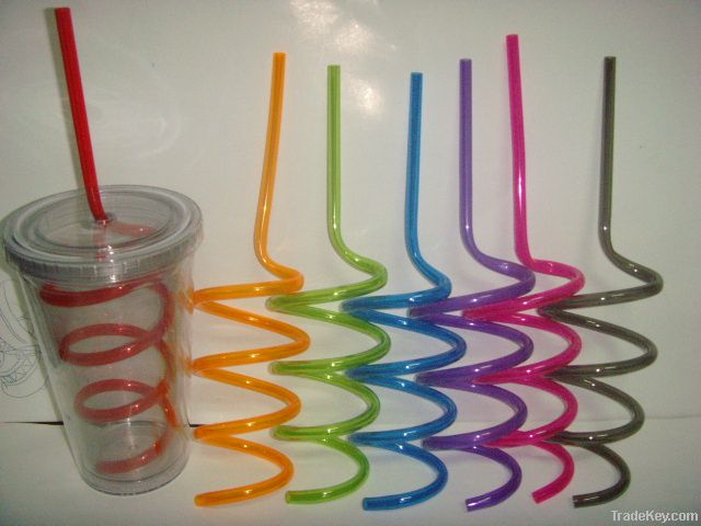 Art drinking straw