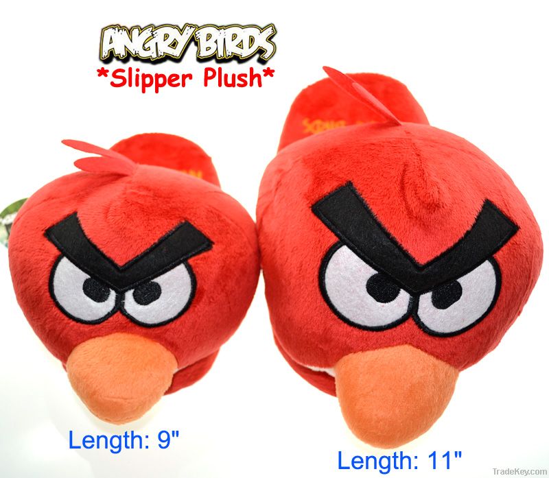 Angry Birds Soft Plush Winter indoor Slippers