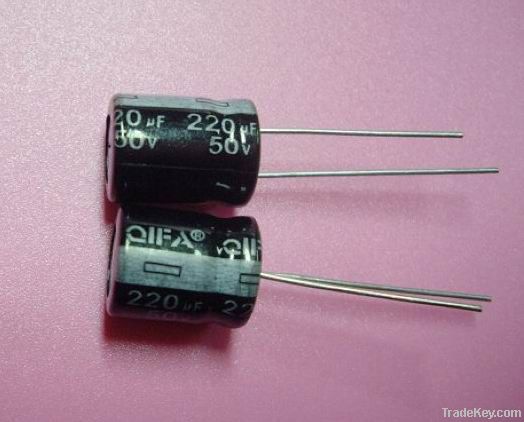 Alunimun electrolytic capacitors 220UF50V