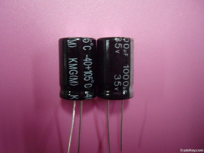 Alunimun electrolytic capacitors 1000UF35V