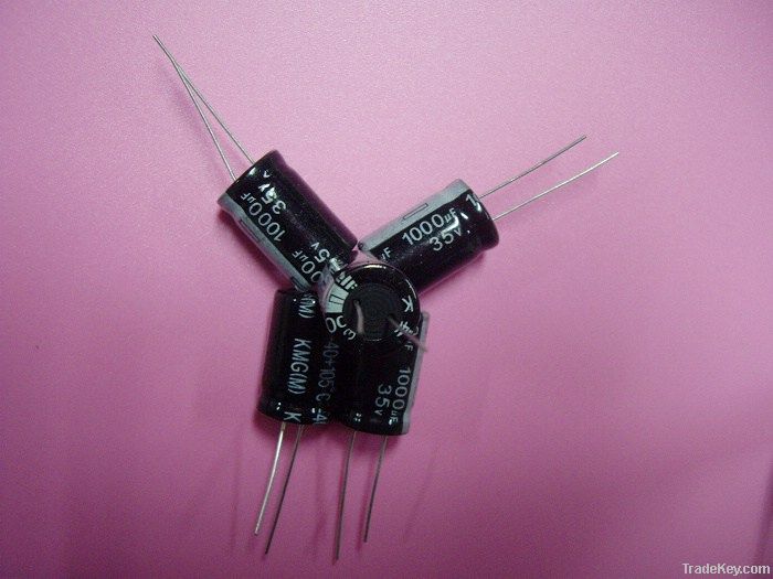 Alunimun electrolytic capacitors 1000UF35V