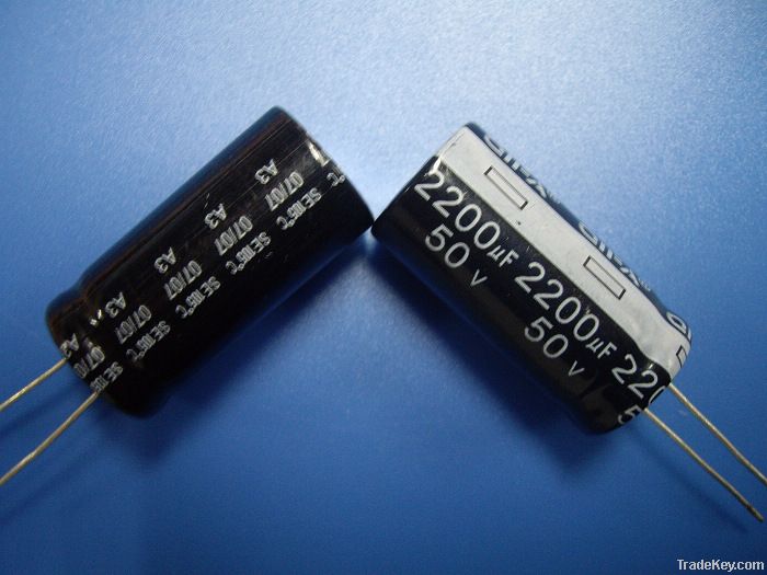 Alunimun electrolytic capacitors 2200UF50V