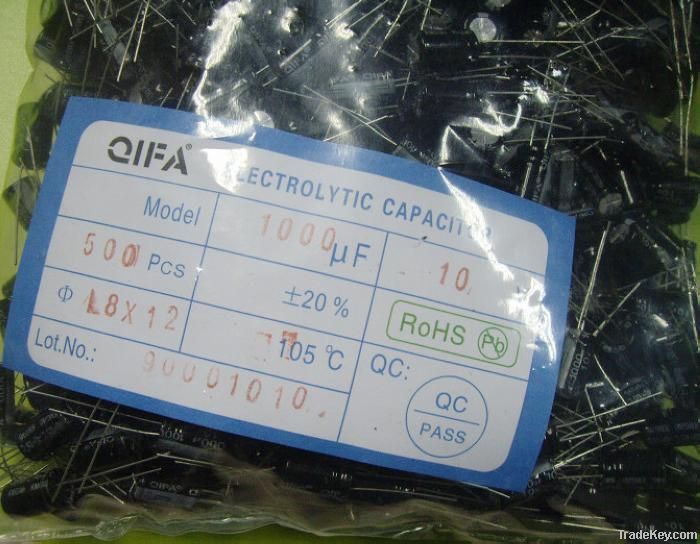 Aluminum electrolytic capacitors 1000UF10V