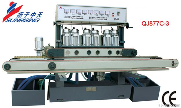 Horizontal beveling glass grinding machine-QJ877C-3