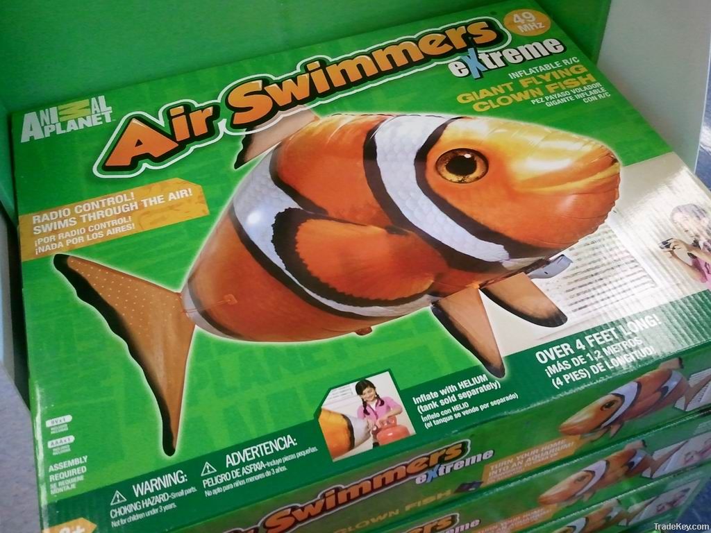 Free Shipping Children's Friends Air Swimmer RC Toy Clownfish