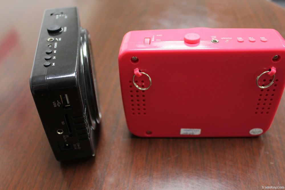 Portable Amplifier with USB and FM Radio