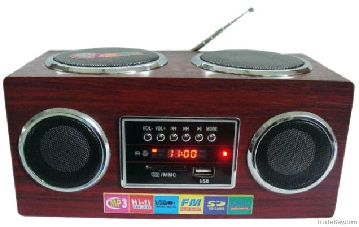 FT-806MINI SPEAKER WITH FM RADIO AND USB/SD SLOT