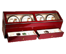 Cherry wooden Watch winder (8+8)