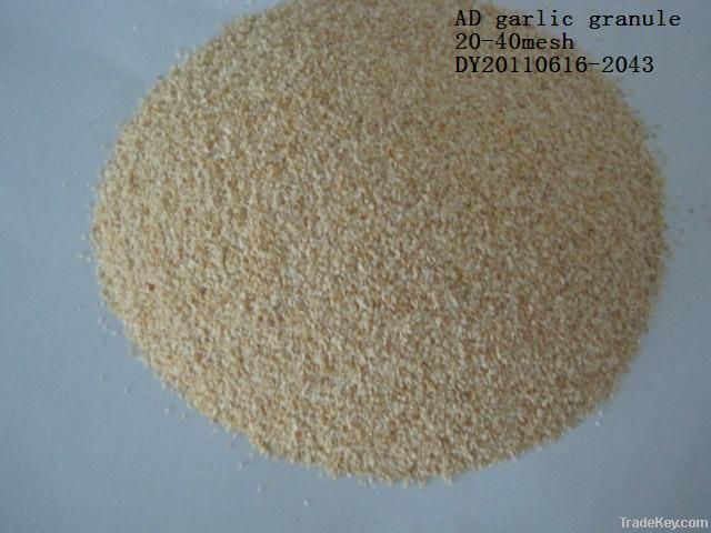 Dehydrated garlic granules 16-40mesh