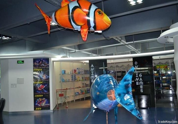 Air swimmers shark+clownfish Combo in stock, Remote Control Flying Toy