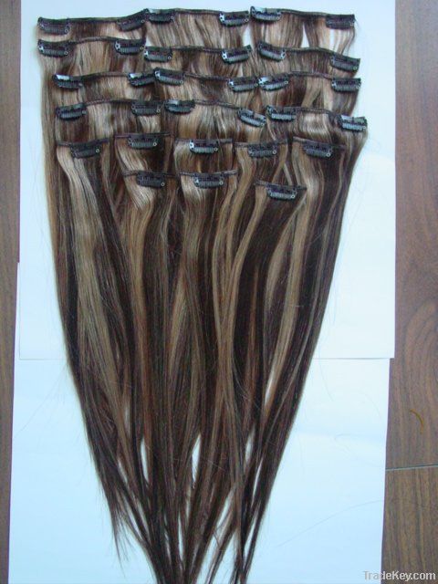clip in human hair extention