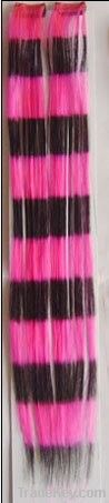 clip in printing synthetic hair extention