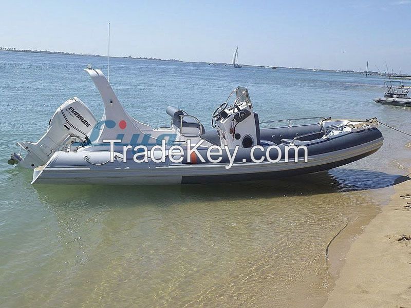 Liya Rib boat6.2m/20feet, Semi-rigid boat, yacht tender