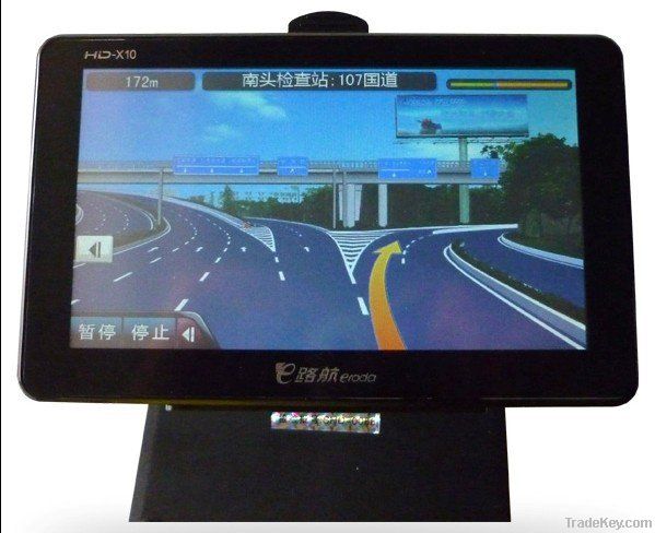 Wholesale 5 inch Car GPS E-road navigator 4GB 3D map electronic dog fi