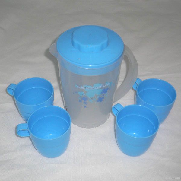 Plastic water pitcher