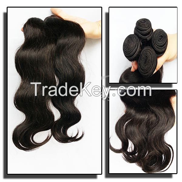 Top quality 2014 alibaba product 100% human hair malaysian virgin body wave hair unprocessed wholesale virgin hair