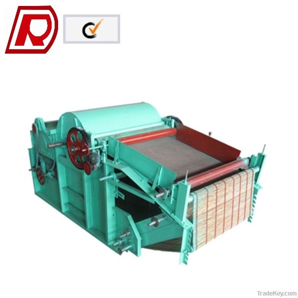 single roller textile waste opening machine